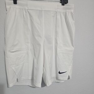 Nike Men's White Sports Shorts